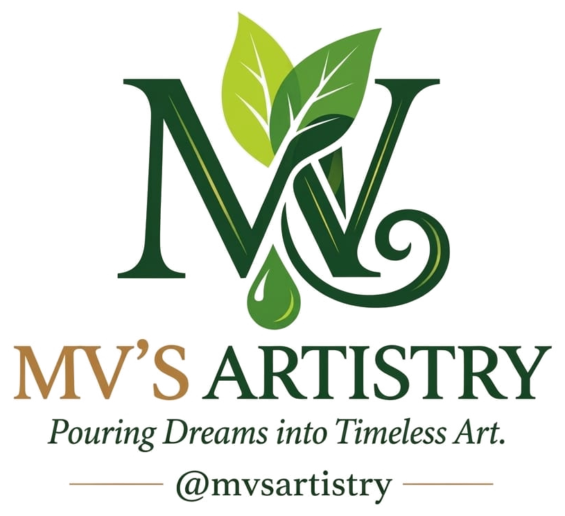 MV'S Artistry — Pouring Dreams into Timeless Art.